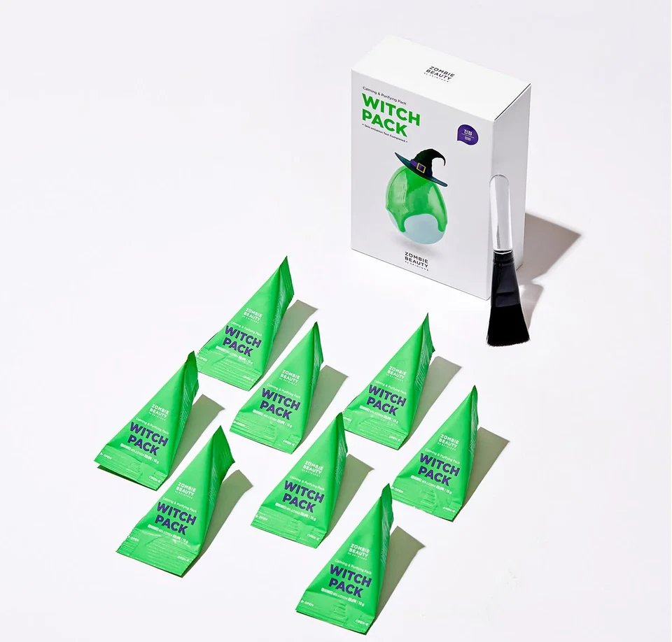 SKIN1004 ведьма упаковка (1 коробка - 8ea) | сливочная грязь упаковка с зеленым чаем, воды Calmin - Изображение 3 из 4