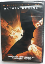 Batman Begins DVD, 2005, widescreen NEW, sealed, ships next business day