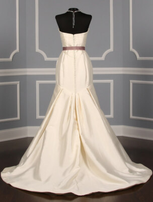Monique Lhuillier Marcella Lavender Embellished Bridal Sash  display picture 3