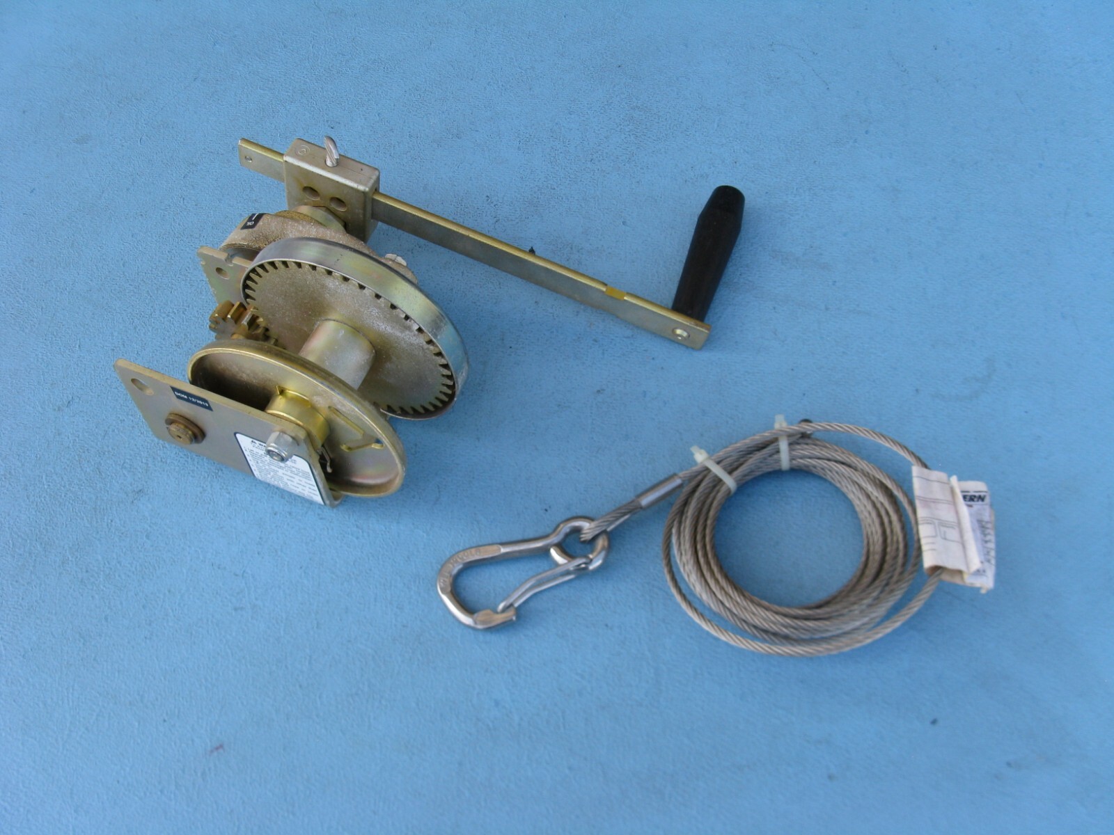 THERN GEAR HAND CRANE WINCH & CABLE M4022PB-K M4022PBK
