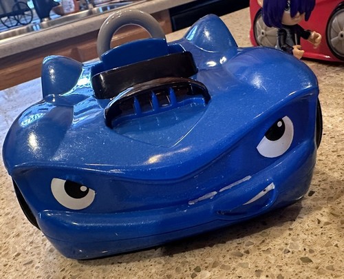2 Little Tikes RC Bumper Cars ~Works Great W/O Original Drivers Red & Blue Cars - Picture 20 of 23