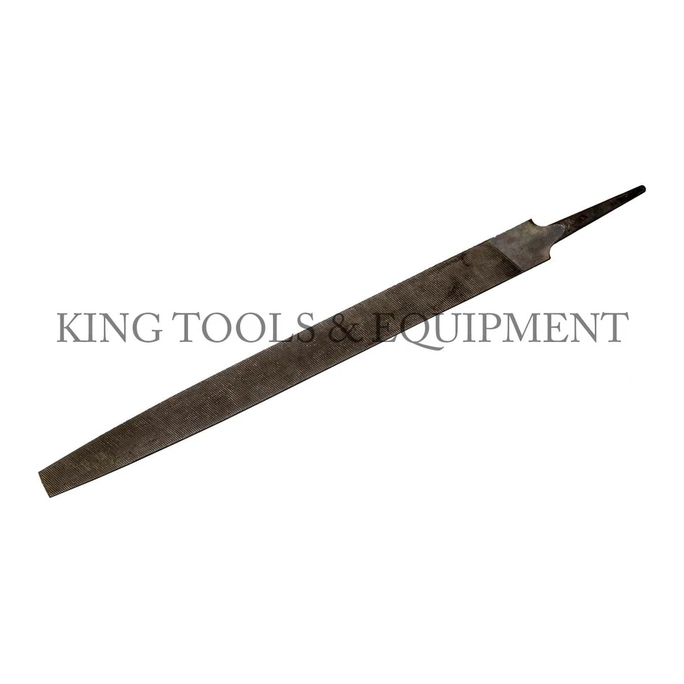 New KING 10" Second Cut MILL FILE, Single Cut, Steel, Rectangle w/ Tapered End - Image 2 of 2