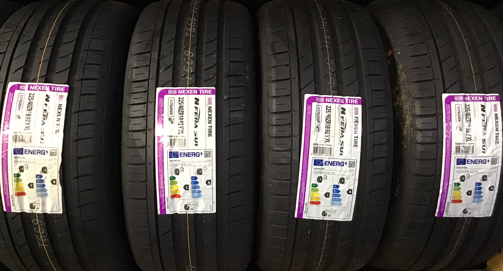 4 x NEW 225/40/18 92Y XL NEXEN NFERA SU1 QUALITY MID RANGE TYRES "B