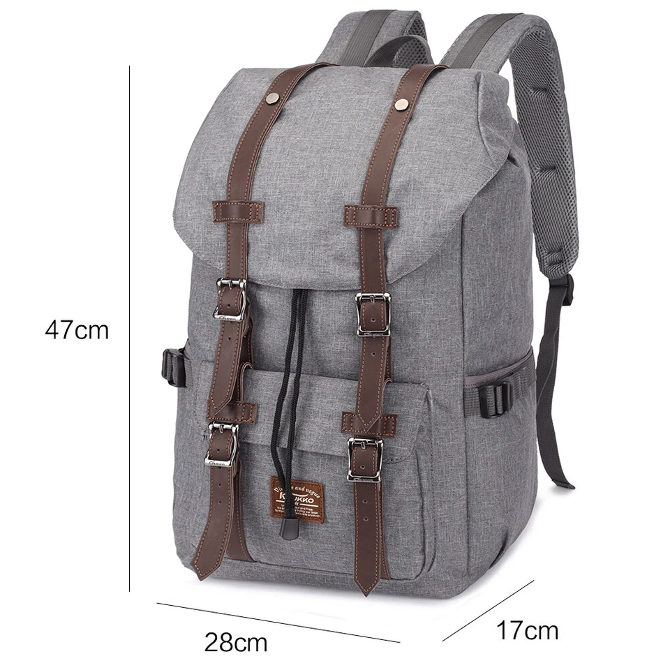 KAUKKO Bolsa de Viaje Mochila para Laptop Computadora Notebook Bolso Escolar para Hombres y Mujeres Foto 2 de 4