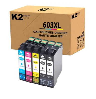 K2PRINT Cartouche Epson XP-2105, XP-2150, XP-2155 XP-3155, XP-4150, XP-4155, epson 603