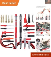 Professional 25-Piece  Leads Set - Durable and Precise Multimeter Accessory