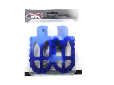 YAMAHA XT600 84-95 JBS BLUE CNC BILLET ALLOY FOOT PEG SET