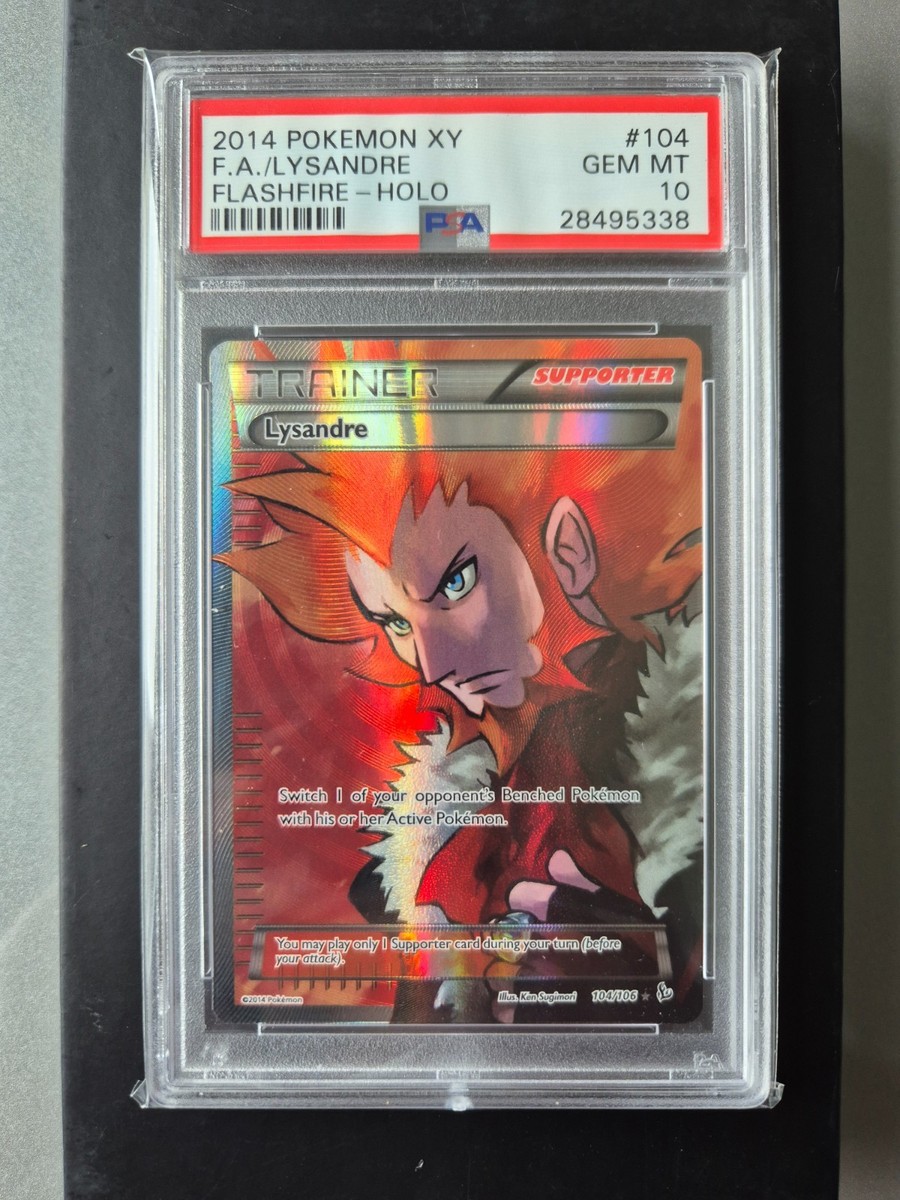 PSA 10 - XY Flashfire - Lysandre - 104/106 - Full Art Ultra Rare