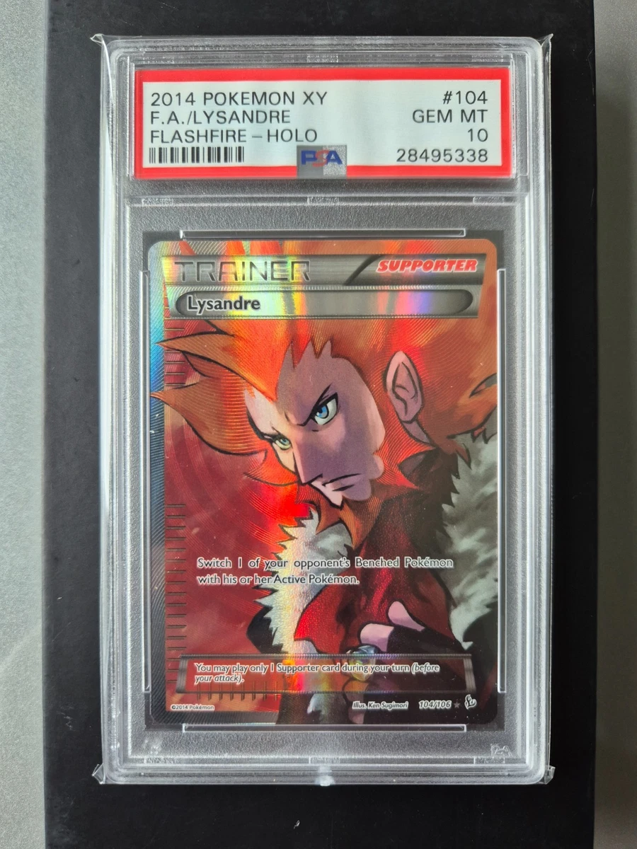 PSA 10 - XY Flashfire - Lysandre - 104/106 - Full Art Ultra Rare