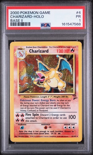 Charizard graded PSA 1 for sale on eBay