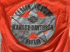 HARLEY DAVIDSON HD “CARSON CITY, Nevada” Orange “Staff” Shirt. Size XL. — photo 6