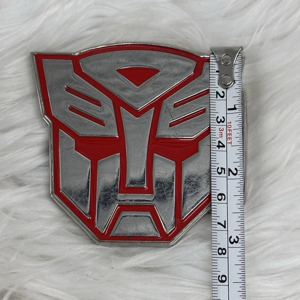 Transformers Optimus Prime 2010 Hasbro Hebilla de cinturón de metal Autobot coleccionable Foto 4 de 4