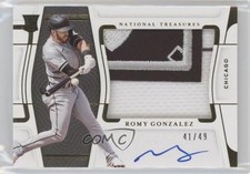 2022 Panini National Treasures Gold 41/49 Romy Gonzalez #148 Auto 13l2