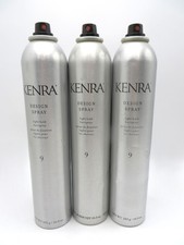 KENRA 9 DESIGN SPRAY LIGHT HOLD 10 OZ Lot of 3 Dented
