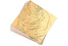 GOLD Leaf 100 Sheets Genuine 24K999 1000 Food Gilding Pure Leaves For Decoration