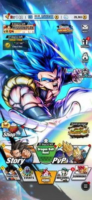 Dragon Ball Legends IOS|| (28kcc) 4UL,  2LR, 10LL, all new ani unit but Shellet