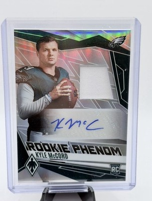 Sports Card Singles Kyle McCord 57/149 Autographed Relic RC Phoenix 2025