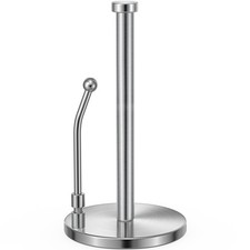 Paper Towel Holder, Paper Towel Dispenser Standing Weighted Base Non Slip, Sp...