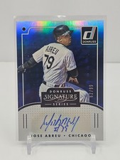 JOSE ABREU 2016 DONRUSS SIGNATURE SERIES BLUE FOIL AUTOGRAPH! #62/99! WHITE SOX!