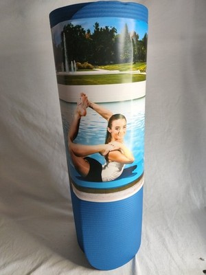 Extra Thick Yoga and Pilates Mat 1/2'' 13mm 71-inch Long High Density Exercise...