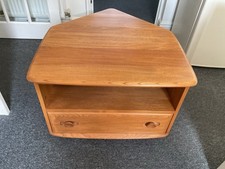 ERCOL WINDSOR CORNER TV/MEDIA CABINET WITH EXTENDING TOP