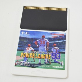 POWER LEAGUE 93 PC Engine Hu 2222 pe