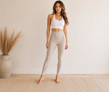 Beyond Yoga High Waisted Leggings XS Made in USA Full Length Neutral Yoga Pants