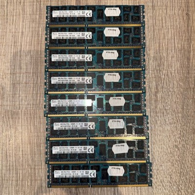64GB 8x 8GB 2Rx4 PC3L-12800R DDR3 Registered Server-RAM Modul R-DIMM REG ECC