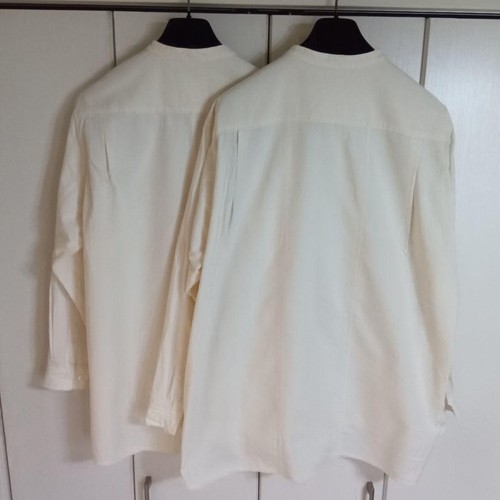 OSOCU Band Collar Shirt L Aichi Prefecture Made - Picture 6 of 12