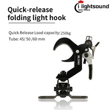 8pc/new 45-60mm quick release light hook 250KG folding stage truss clamp W/push