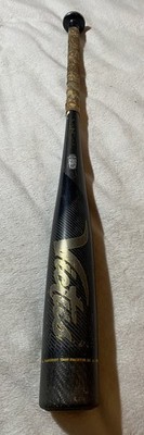 Used Victus Vandal Senior League (-8) USSSA Baseball Bat Black/Gold 29/21