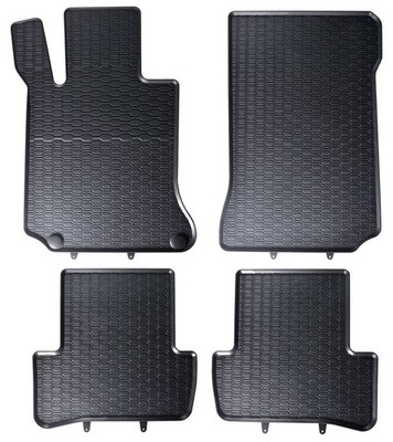 Gummifußmatten Set für Mercedes C-Klasse W204 S204 Fußmatten Gummimatten Matten
