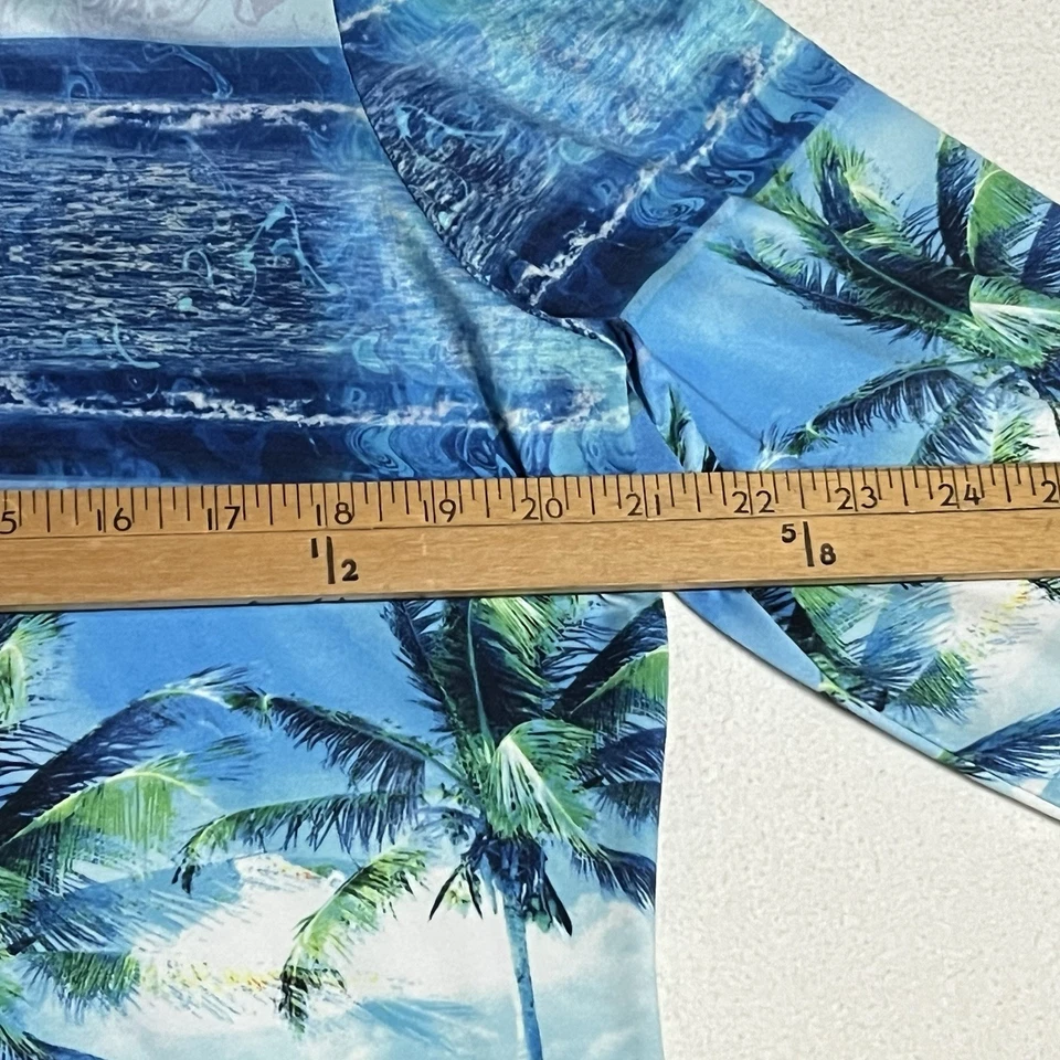 Мужская футболка для рыбалки с длинным рукавом Silver Bait XL эластичная пляжная тема - Изображение 3 из 4