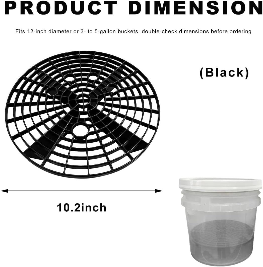 Car Wash Bucket Insert, Dirt Guard for 12" or 3-5G Buckets