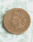 1ST YEAR/"TYPE COIN"  1859 "Good" IH penny. Date and lettering visible in light!
