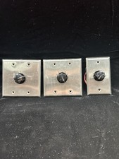 LOT OF 3 ATLAS Wall Mount Stainless Steel Attenuators Volume Control AT-35 AT-10
