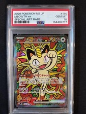 Carta Pokemon PSA10 Nyarth ex SAR M3 Munikis Zero 717