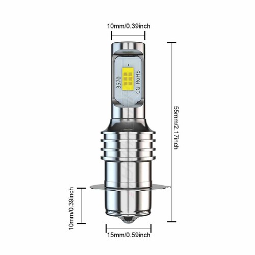 Super WHite LED DC Light Bulb for Honda XR250R 1988–2004 6000K White - Picture 2 of 11