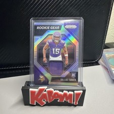 2024 Prizm Dallas Turner Gear RC Jersey #RG-DTR Vikings Rookie