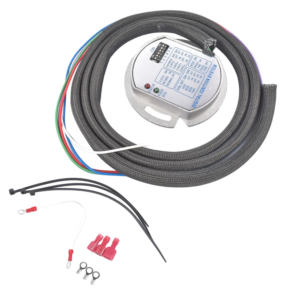 Módulo de encendido electrónico programable de fuego único para cabeza de pala Harley EVO Foto 3 de 4