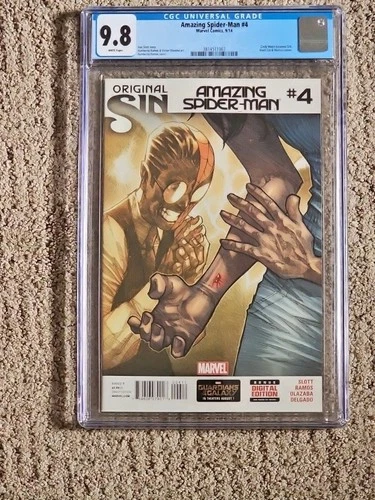 Amazing Spider-Man  #4, 2014, CGC 9.8, first Silk (Cindy Moon)
