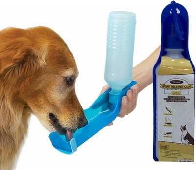 1 pc Portable Dog Water Bottle Foldable Drinking Bowl for Travel & Outdoor Use