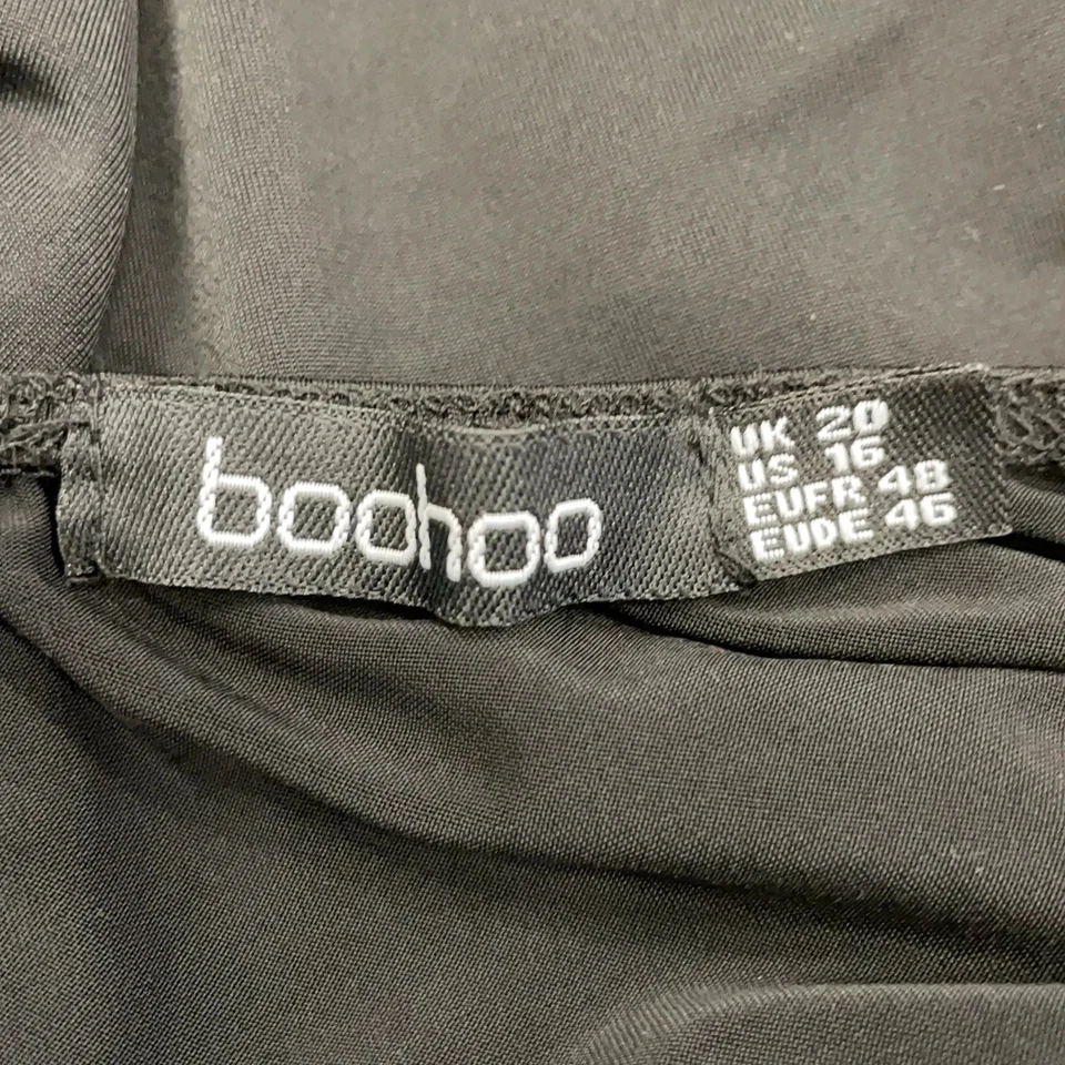 Boohoo, Body, Größe: 48, Schwarz, Elasthan/Polyester, Einfarbig, Damen #vuB - Bild 3 von 4