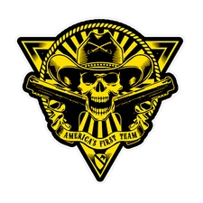 America's First Team 1st Cav Bumper Sticker Military Vinyl Soldier Decal 5"