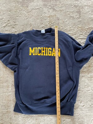 Vintage Champion Reverse Weave University Michigan Crewneck