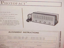 1965 HAMMARLUND CB RADIO SERVICE SHOP MANUAL MODEL CB-SIX (CB-6)