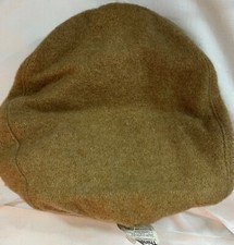 Men's Dress Cap - Ivy Style - Wool Blend - Ear Flaps - Camel - U.S.A. - Large