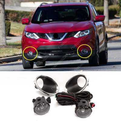 For Nissan Rogue Sport 2017-2019 Halogen Front Fog Light Kit w/Wiring