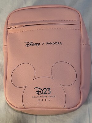 2024 D23 Expo Pandora Exclusive Pink Crossbody Sling Bag Purse Disney, NOS $_12.JPG?set_id=880000500F main image 2