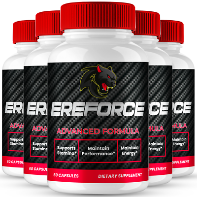 #ad 5 Pack Ereforce Pills for Men Advanced Ere Force for Male Health Support $49.95